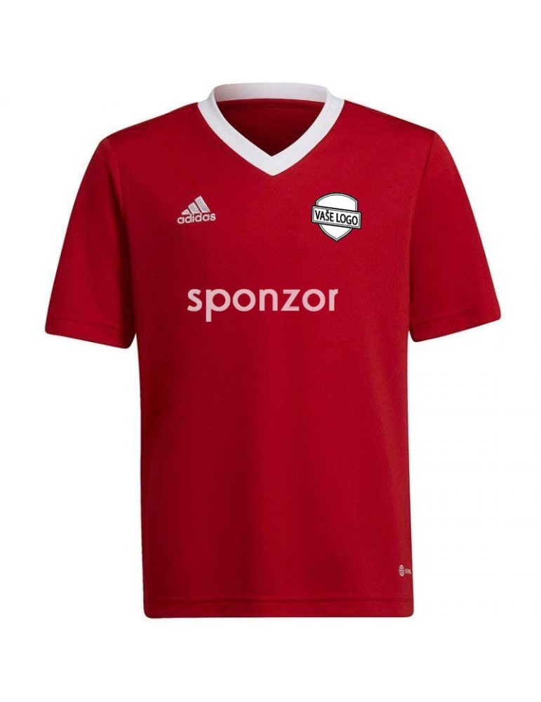 Dres adidas Entrada 22 JR (červená)