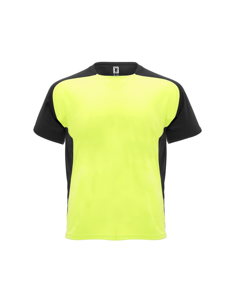 Dětský sportovní dres TEAM 1 - svítivě žlutá/černá