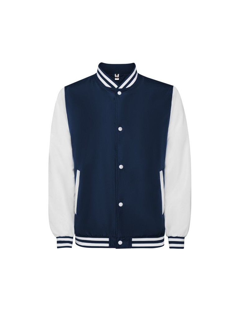 Klubová bunda s logem a nápisem - navy/bílá