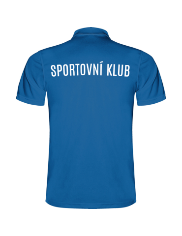Polotriko s logem a názvem klubu - královská modrá