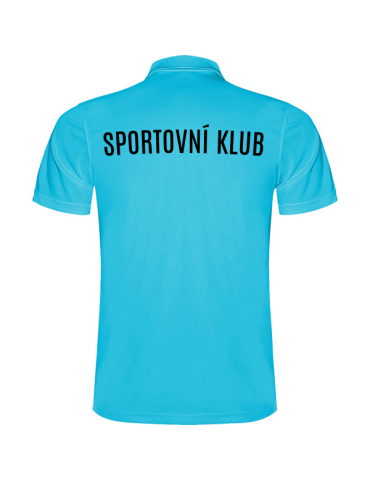 Polotriko s logem a názvem klubu - tyrkysová