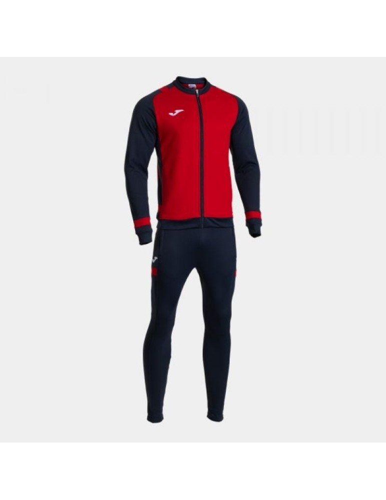 Joma Lider Tracksuit (červená-tm.modrá)