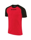 Triko Givova Capo (červená-černá)