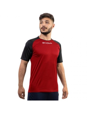 Triko Givova Capo (červená-černá)