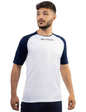 Triko Givova Capo (bílá-tm.modrá)