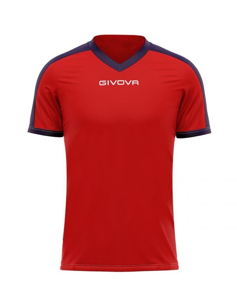 Dres Givova Revolution Interlock (červená-tm.modrá)
