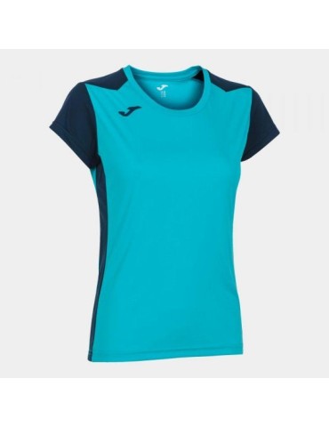 Dámské triko Joma Record II (modrá-tm.modrá)