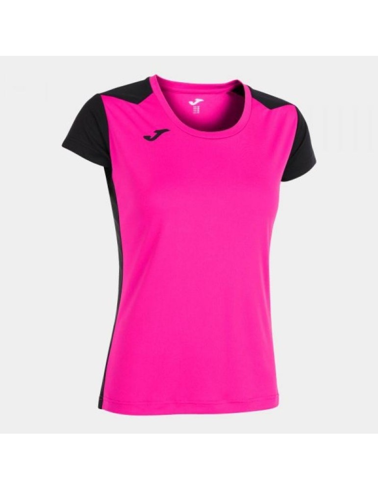 Dámské triko Joma Record II (růžová-černá)