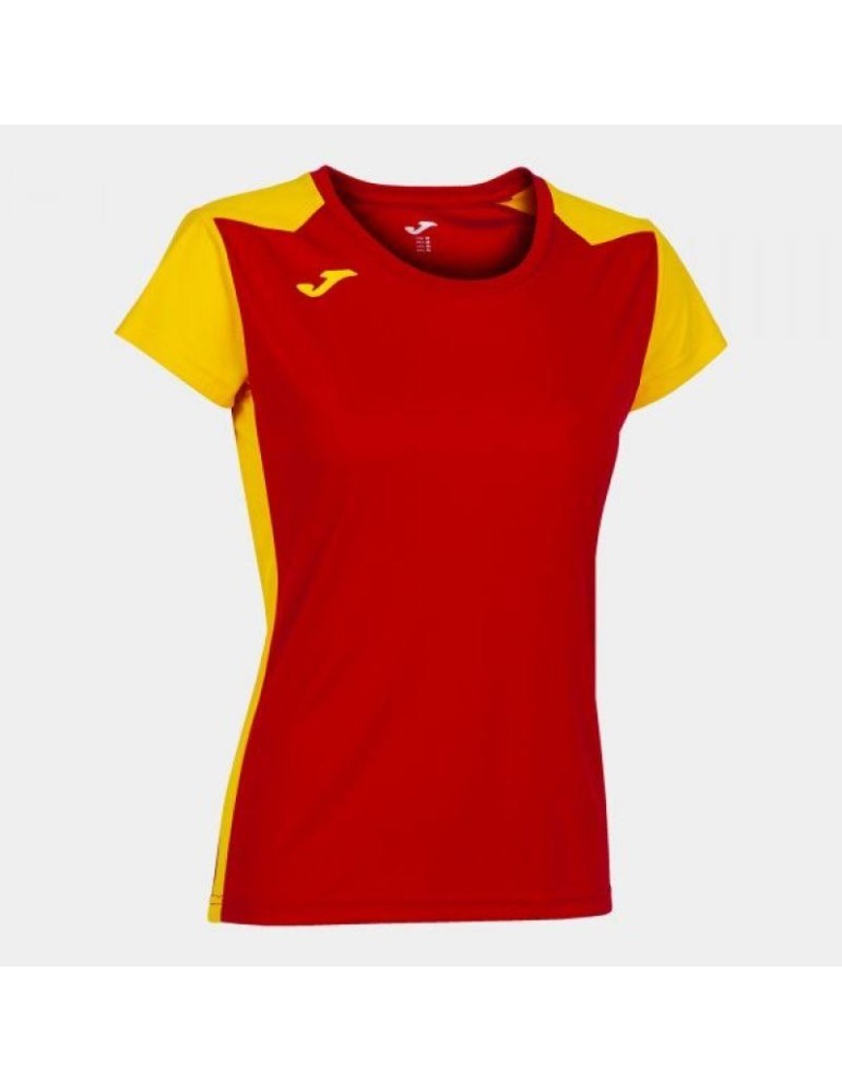 Dámské triko Joma Record II (červená-žlutá)