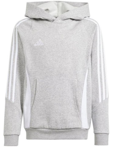 Mikina Adidas Tiro 24 Hooded Sweat JR (šedá)