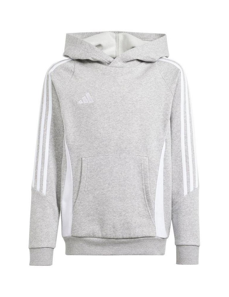 Mikina Adidas Tiro 24 Hooded Sweat JR (šedá)