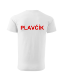 Tričko pánské PLAVČÍK (bílé)