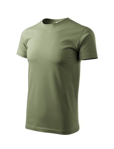 Tričko pánské Basic 129 khaki