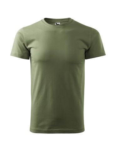 Tričko pánské Basic 129 khaki