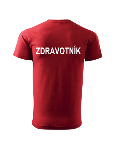 Tričko pánské ZDRAVOTNÍK (červená)