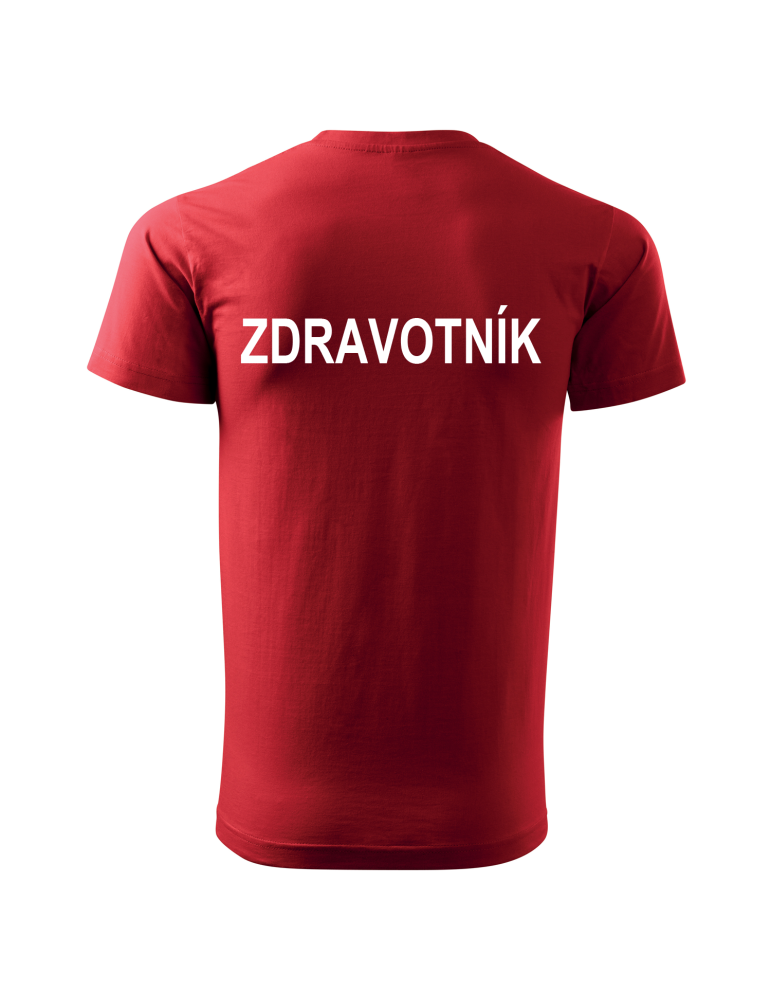 Tričko pánské ZDRAVOTNÍK (červená)