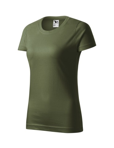 Tričko dámské Basic 134 khaki