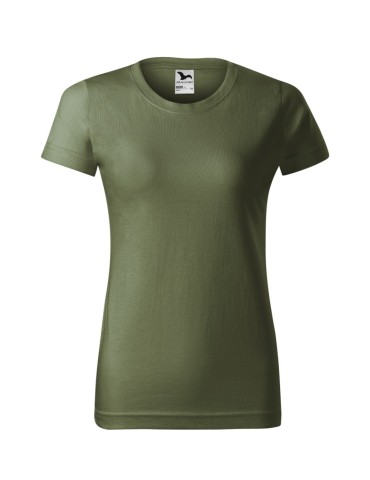 Tričko dámské Basic 134 khaki