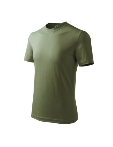 Tričko dětské Basic 138 khaki