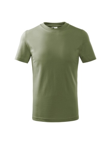 Tričko dětské Basic 138 světlá khaki