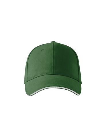 Čepice unisex Sandwich 6P 306 lahvově zelená