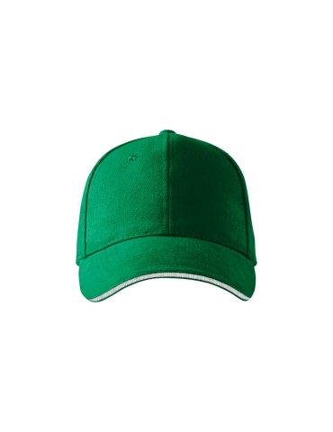 Čepice unisex Sandwich 6P 306 středně zelená