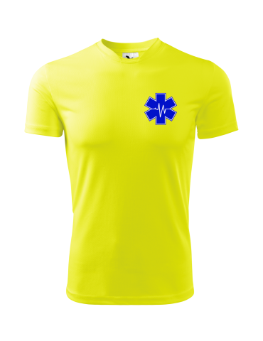 Funkční tričko pánské ZDRAVOTNÍK (neon žlutá)