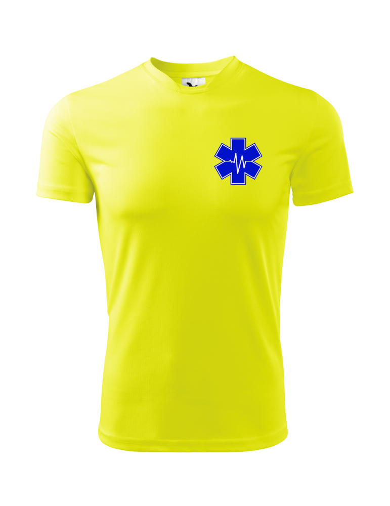 Funkční tričko pánské ZDRAVOTNÍK (neon žlutá)