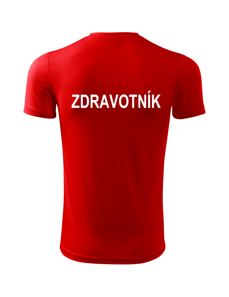 Funkční tričko pánské ZDRAVOTNÍK (červená)