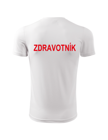 Funkční tričko pánské ZDRAVOTNÍK (bílá)