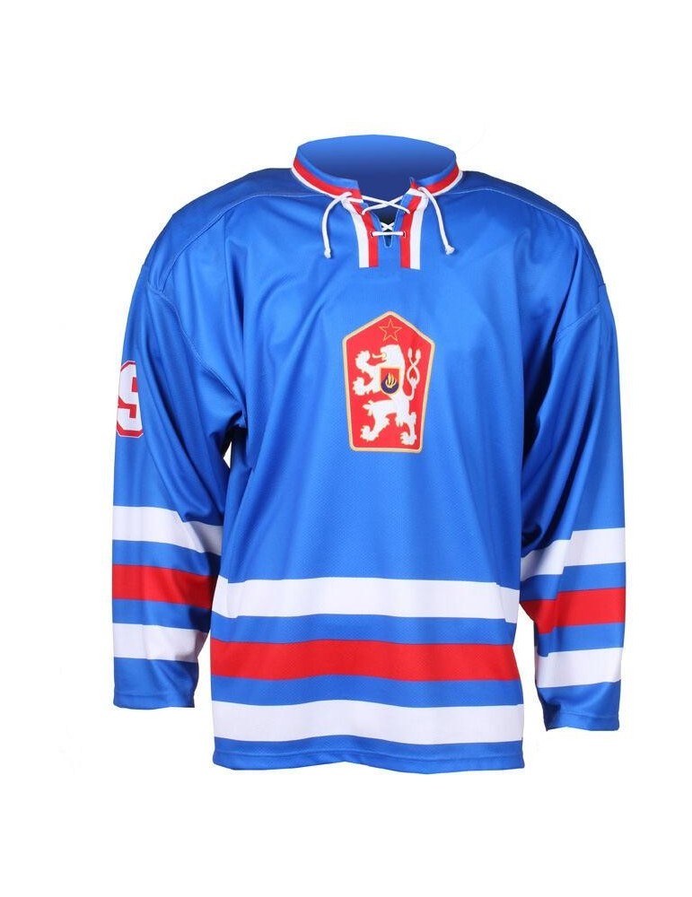 Replika ČSSR 1976 hokejový dres modrá