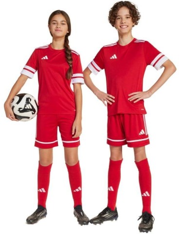 Šortky adidas squadra 25 JR (červená)